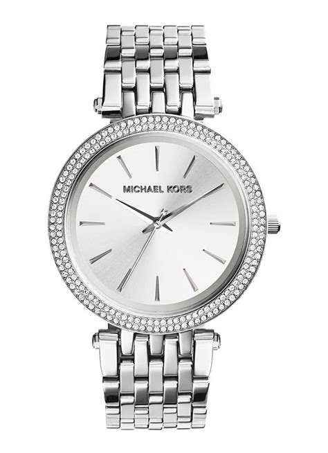 horloge dames zilver michael kors|michael kors silver designer watches.